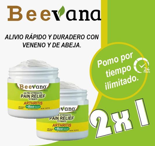 🐝 Beevana™ Crema de Veneno de Abeja – Alivio Natural para tus Articulaciones y Huesos 🎯 Oferta Exclusiva Hoy: ¡Paga 1 y Llévate 2 Unidades!