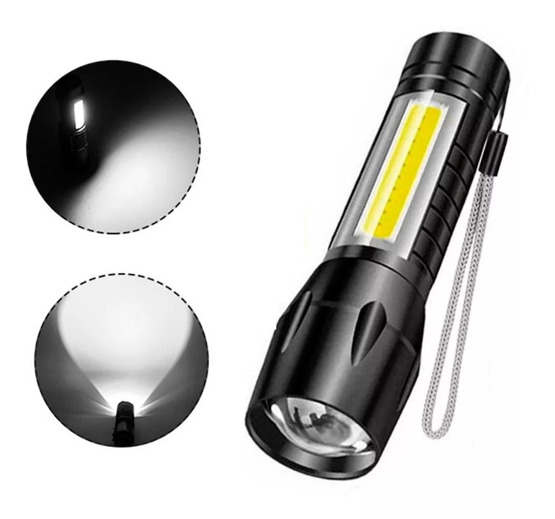 🔦✨ ¡OFERTA ESPECIAL! MINI LINTERNA TÁCTICA LED RECARGABLE USB – POTENTE Y COMPACTA 🚀🔥 ✨🔦