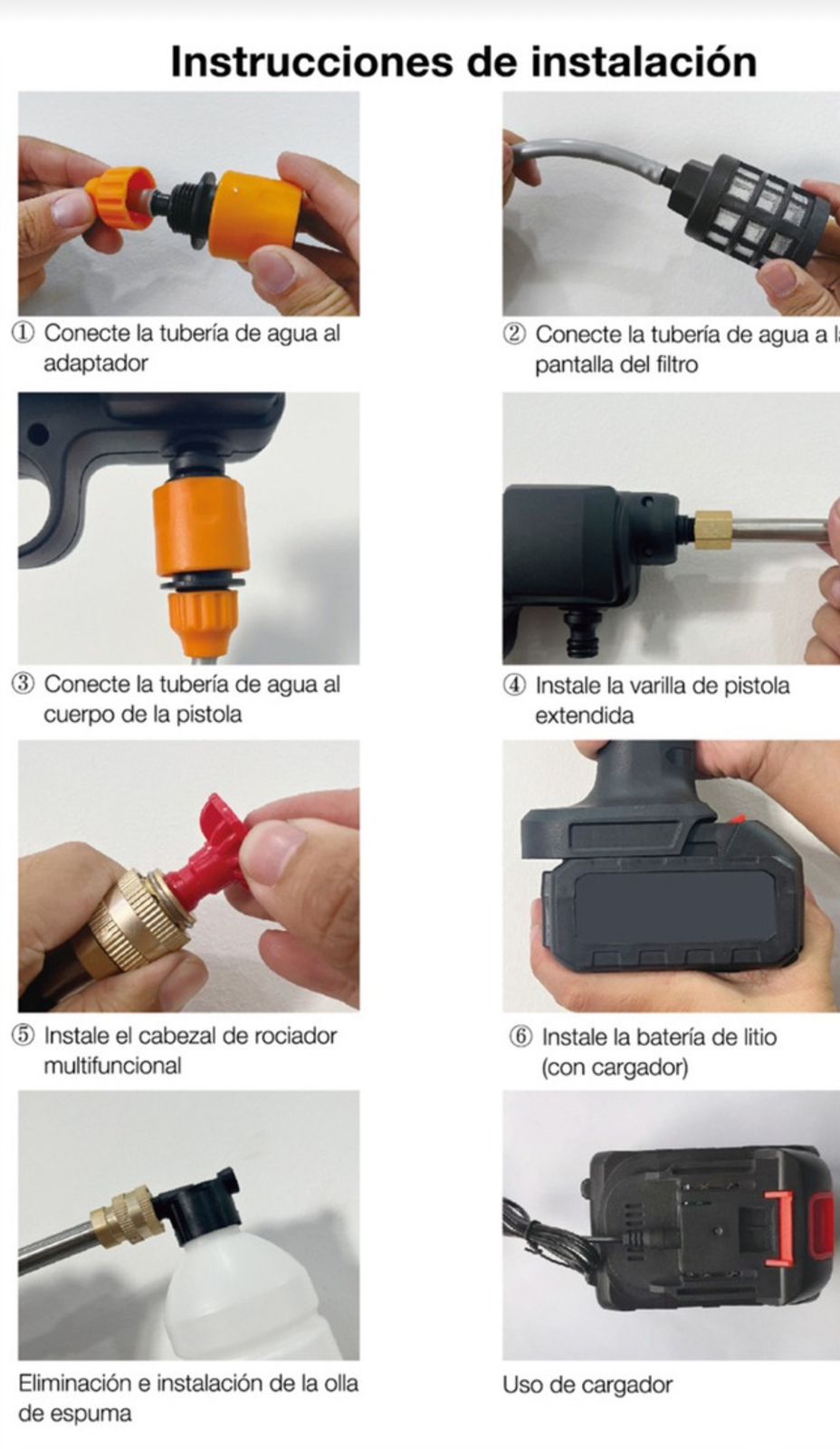 ✨ AquaJet Max™ - HIDROLAVADORA PORTÁTIL 2 BATERÍAS - PODER Y EFICIENCIA EN TUS MANOS ✨