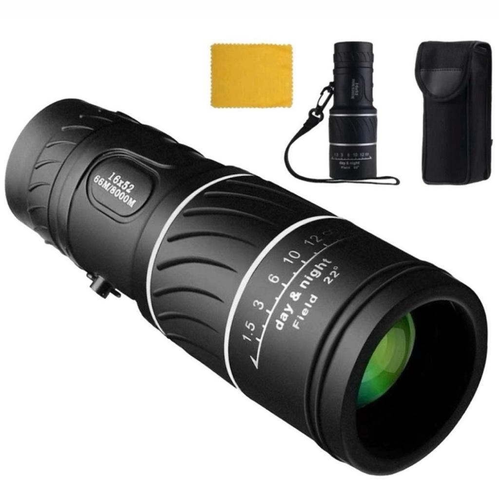 🔭 Monocular Telepático HD 16x52 – Ve Todo como si Estuvieras Ahí (Incluso de Noche)