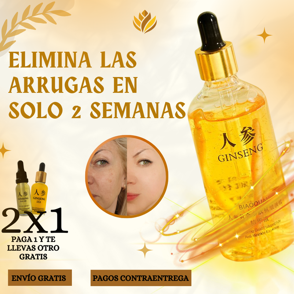 💧✨ GINSENG SÉRUM ANTIENVEJECIMIENTO - RENUEVA TU PIEL CON EL PODER NATURAL DEL GINSENG ✨💧