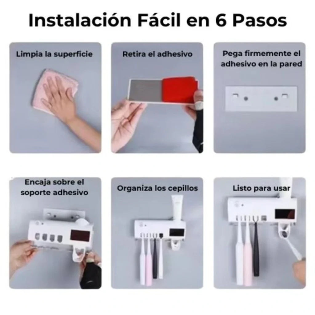 🦷 Soporte Esterilizador de Cepillos – Máxima Higiene y Protección para Tu Sonrisa